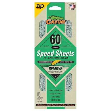 Gator PAPER SAND QUICK CHANGE 60GRIT 7470