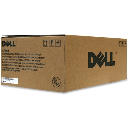 Dell Original Standard Yield Laser Toner Cartridge - Black - 1 Each - 3000 Pages CR963