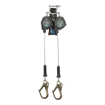 Falltech Self-Retracting Lifeline, Steel, 310lb, 8ft 83208TP0