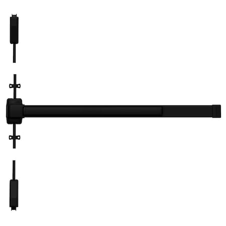 Von Duprin Grade 1 Surface Vertical Rod Exit Bar, 48in Fire-Rated Device, Fits 84in Door, Exit Only, Less Dogg 2227EO-F 4 622