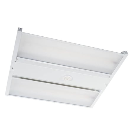 Keystone 80W LED Highbay, 1.5ft Long, 120-277V Input, Frosted Lens, 5000K, 0-10V Dimmable, Premium Series, Ge KT-HBLED80-1.5F-850-VDIM-P /G2