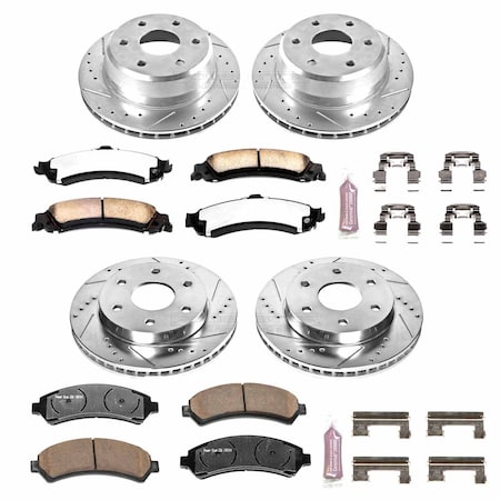 Powerstop FRONT & REAR TRUCK AND TOW BRAKE KIT K2015-36