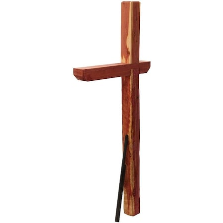 Gibraltar Mailboxes Gibraltar Mailboxes DPKX0000 Drive-in Mailbox Post, 24 in L, 6 in W, Wood DPKX0000