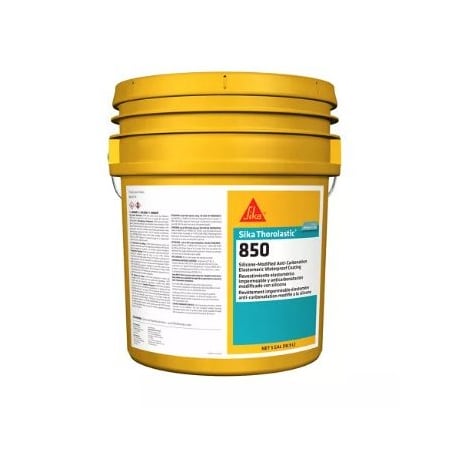 Sika Thorocoat 850 Silicone-Modified, Anti-Carbonation and Waterproof Coating, Pastel, 5 gal Pail 808214