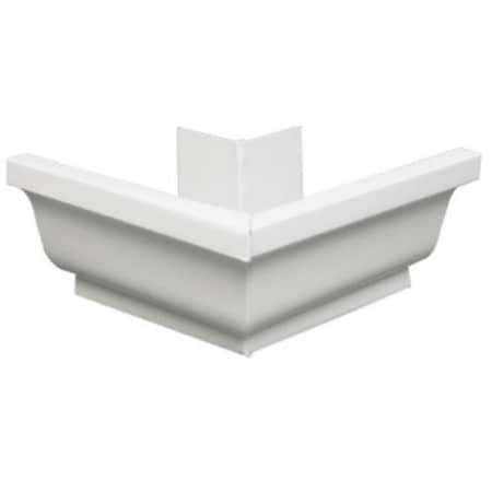 Amerimax Home Products 33202 5 in. White Galvanized Steel Gutter Outside Mitre 223461