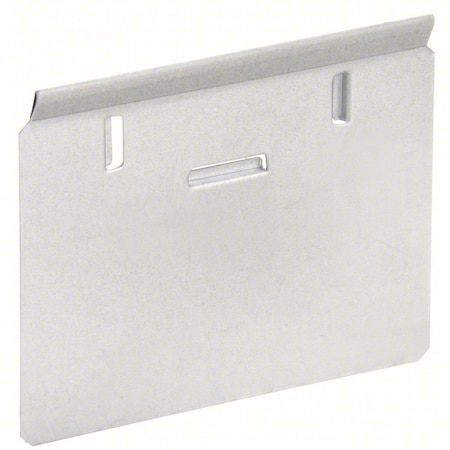 Tennsco Divider, 5.25 in H, 0.125 in L, Gray BXD-5