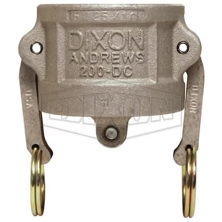 Dixon Type DC Cam and Groove Dust Cap, 3 in, Aluminum, Domestic 300-DC-AL