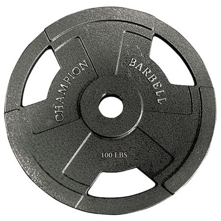Fitnessfreak 100 lbs Olympic Grip Plate FI531620