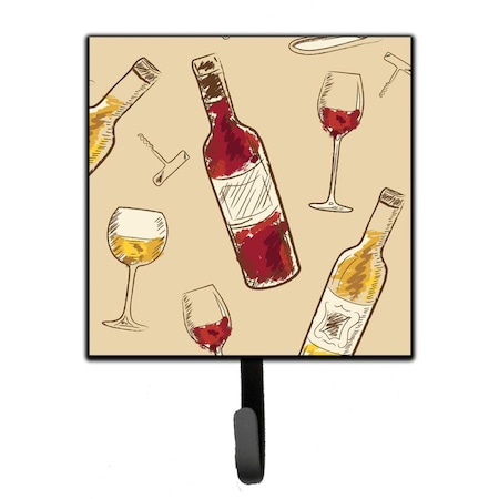 Carolines Treasures Red and White Wine Leash or Key Holder BB5196SH4