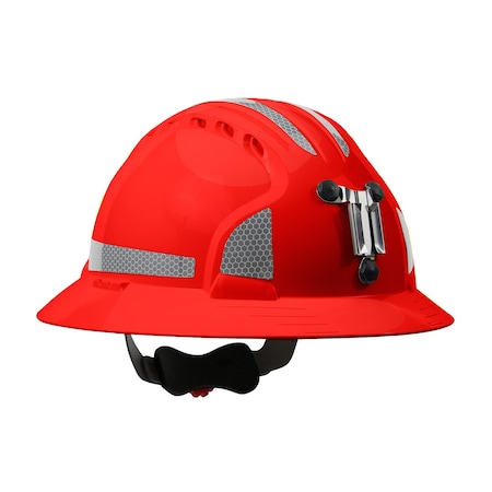 Jsp Full Brim Mining Hard Hat w/HDPE Shell, 6-Point Polyester Suspension, Wheel Ratchet Adjustment and CR 280-EV6161MCR2-60