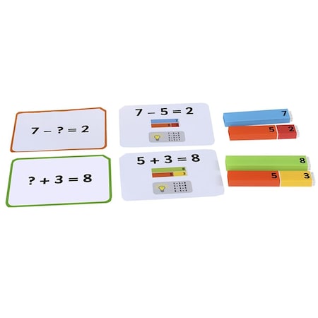 Polydron Number Rods Work Cards - Creative Play EA-311