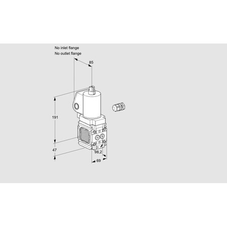 Honeywell Kromschroder VLV, SOLND, SZ 2, RP, VAS2 /NYGL, FAST OPNG,  KS88012620