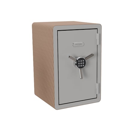 Sanctuary Select 2.6 Cu Ft FP/WP Home and Office Safe w/Fabric, Frost Gray SA24S-SEL2717-F