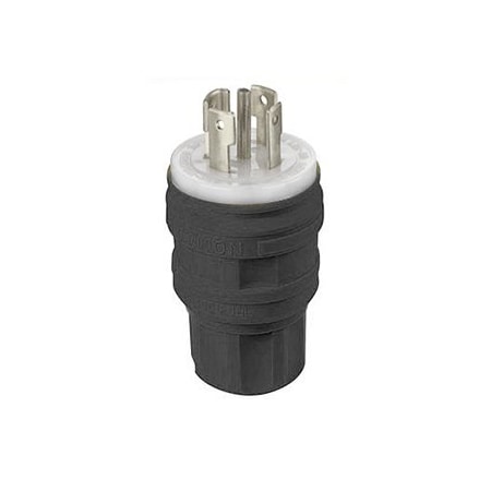 Leviton Corrosion Resistant, Industrial Grade Wetguard Plug 30 Amp, 120/208 Volt 3PY 28W81-B