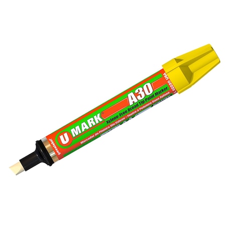 U-Mark A30 Broad Tip Paint Marker Black 10306