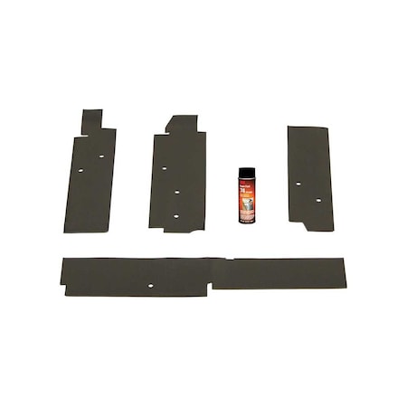 K&M Mfg Corner Post Kit for John Deere 40 Series 4WD Tractors Black Vinyl 4061