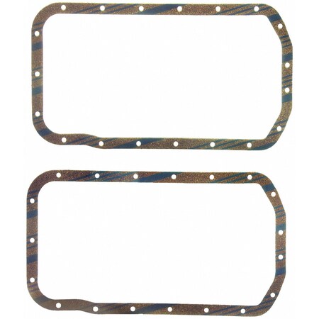 Fel-Pro Engine Oil Pan Gasket Set Blue Stripe cork-rubber,  OS30623C-1