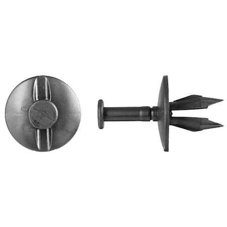 Disco Automotive Hardware 3/8'' BLACK NYLON FASCIA RETAINER, 50PK 5677PK