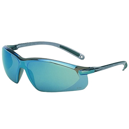 Uvex Rimless Gray frame with Blue Mirror lens and Anti-Scratch Hardcoat A703