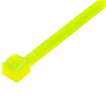 Cromo Cable Tie, 7 in L, 1-7/8 in Max Bundle Dia., Fluroscent Pink, Nylon, 50 lb Strength, 100 PK CR1886656