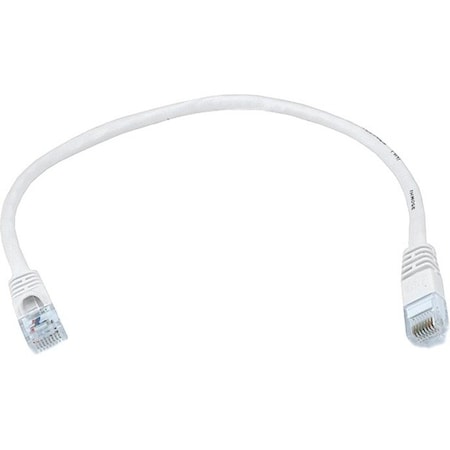 Monoprice CAT5E 24AWG UTP PATCH CABLE_ 1FT WHITE 1978