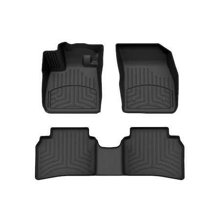 Weathertech Black Front & Rear FloorLiner HP, 2024 -2025 Buick Envision 4418841-4416602IM