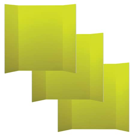 Flipside 36 x 48 Yellow Foam Project Board Pack of 3, 3/16'' Thick OVS30090