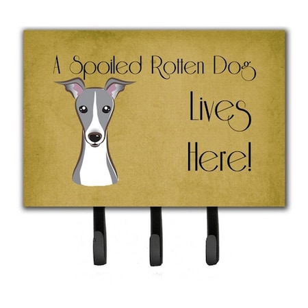 Carolines Treasures Italian Greyhound Spoiled Dog Lives Here Leash and Key Holder BB1484TH68