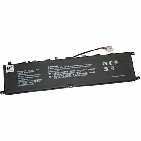 Battery Technology BATTERY MSI GS66 STEALTH 10SFS GS66 10SGS BTY-M6M-BTI