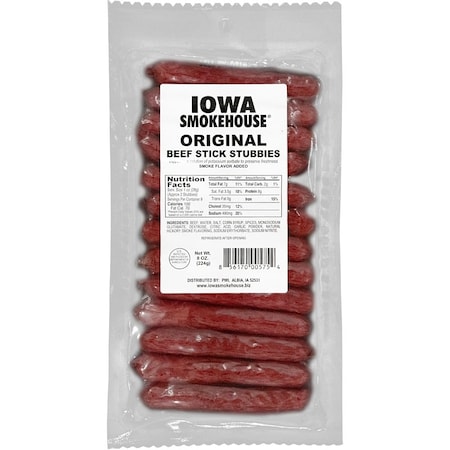 Iowa Smokehouse STICK BEEF STUBBIES ORIG 8OZ IS-8BSTO