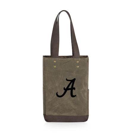 Picnic Time Family Of Brands NCAA Alabama Crimson Tide 2 Bottle Insulated Wine Bag 536-02-140-004-0