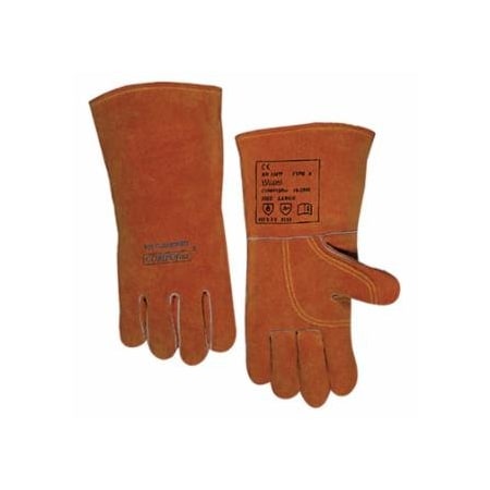 Best Welds COMFOflex Premium Leather Welding Gloves, Split Cowhide, Large, Buck Tan 902-10-2000