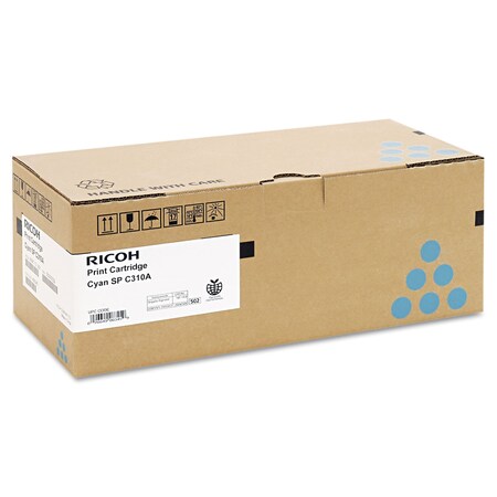 Ricoh Toner, 2,500 Page-Yield, Cyan 406345
