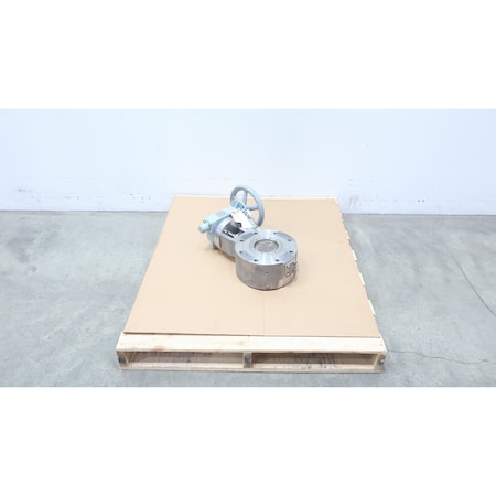 Adams MANUAL STAINLESS FLANGED BUTTERFLY BLOCK CONTROL VALVE 6IN 150 MAK
