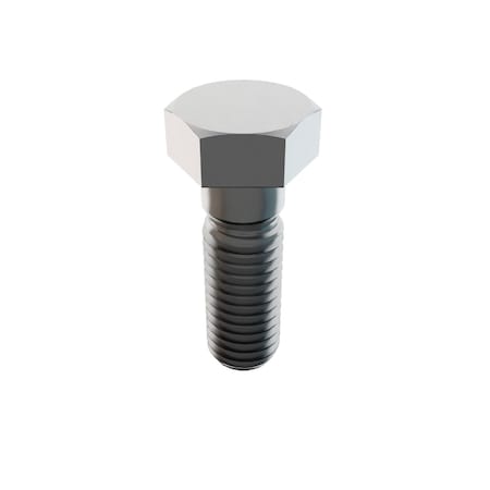 Zoro Select Not Graded, 1/2"-13 Hex Head Cap Screw, Plain Stainless Steel, 1-1/2 in L MS35307-413D