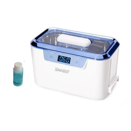 Isonic Ultrasonic Cleaner, 0.85 Qt, Compact Design for Jewelry and Optical Use DS310B-WS
