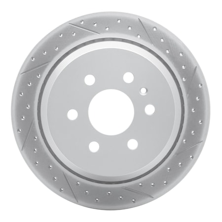 Dynamic Friction Co DFC Geoperformance Rotor - Drilled and Slotted 830-48063R