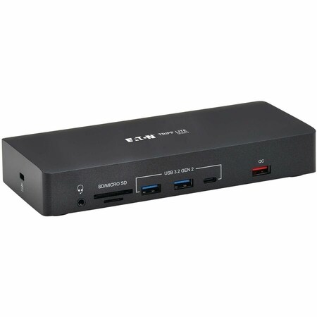 Eaton Safe-IT USB-C Dock Triple Display 4K 60 Hz HDMI/DisplayPort VGA USB 3.2 Gen 2 USB Hub GB U442AB-DOCK9