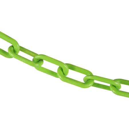 Mr. Chain 2" x 10' Safety Green Plastic Safety Chain 50014-10