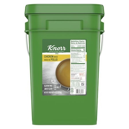 Knorr Professional 095 Chicken Base Bouillon, 40 pound 3750088570