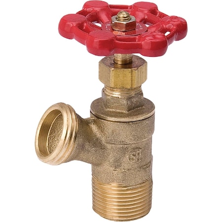 Proline Series ProLine 3/4'' MIP x 3/4'' MHT Brass Heavy Duty Boiler Drain 102-704