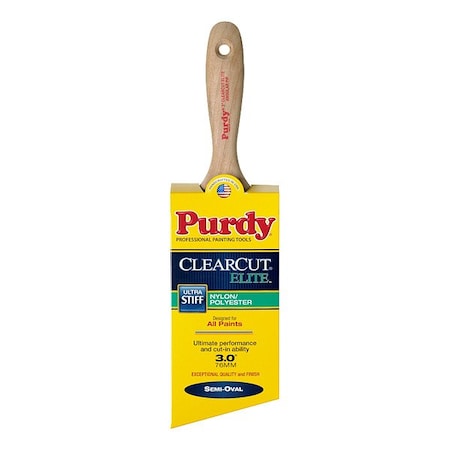 Purdy Nylon Paint Brush, 3 7/16 in L 144424830