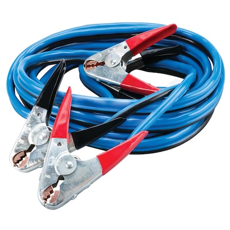 Performance Tool 4GA 20' Jumper Cables, Heavy Duty, Copper Jaw Clamps, All Weather W1667