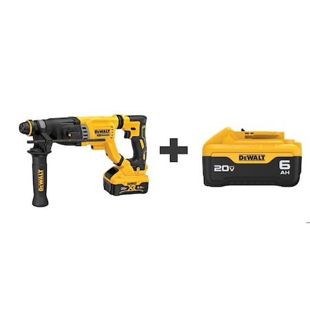 Dewalt 20V MAX Cordless Rotary Hammer, Battery Included DCH263R2/DCB206