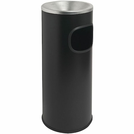 Genuine Joe Fire-Safe Ashtray Receptacle - 3-Gallon - Black - 1 Each GJO58884