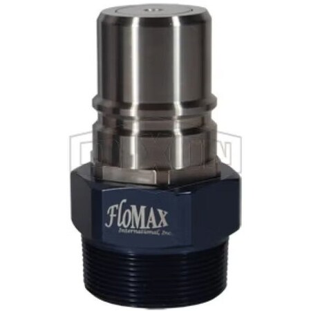 Dixon FloMAX 2 pc Diesel Fuel Receiver, Adapter, 2 in, Quick Connect Coupler x MNPT, Aluminum, Domestic FR-RS