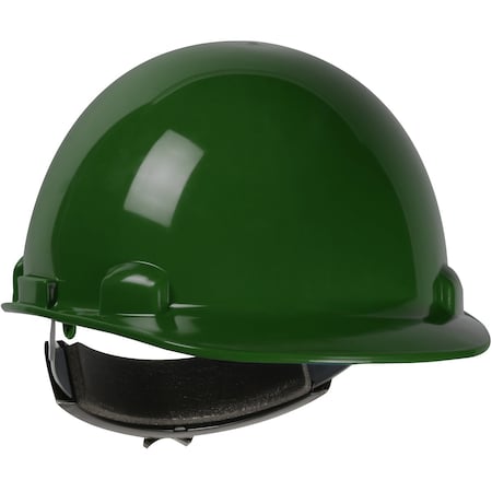 Dynamic Cap Style Smooth Dome Hard Hat w/HDPE Shell, 4-Point Textile Suspension and Wheel-Ratchet Adj. 280-HP341R-04