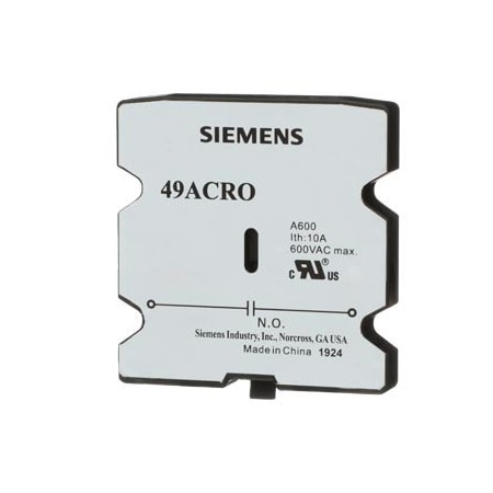 Siemens Aux Contact Kit NO for DP Contactors 49ACR0