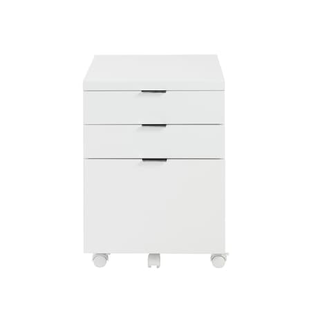 Homeroots 16" White Steel File Organizer 524070