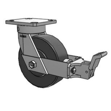 Albion 6x2-nylon-Caster-brake 110NX06228SFBB